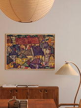 Egon Schiele Sarı Şehir - Art Print